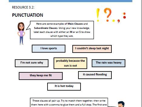 Literacy Pack - lesson resources
