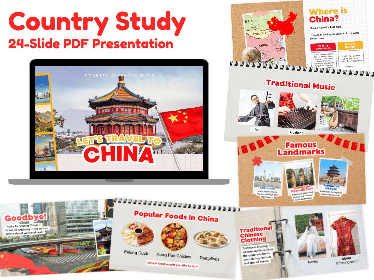 China Country Study | 24-Slide Geography & Culture Presentation