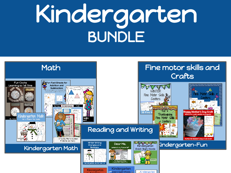 Kindergarten Bundle: Over 600 Pages of Kindergarten FUN