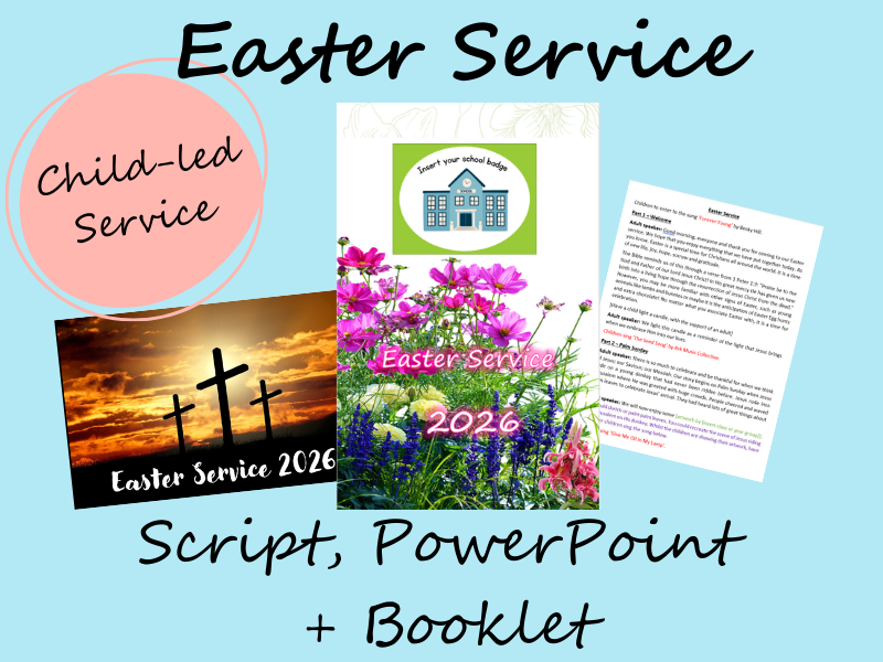 Child-led Easter Service (Script, PowerPoint + Booklet)