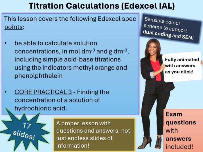 Titration Calculations | Full Lesson (click for video preview)