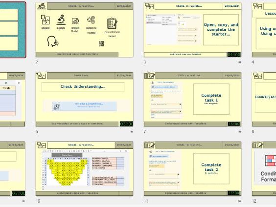 KS3 Excel Lesson 5 – Calculating Cost | Real-World Models & Conditional Formatting | Computer Scienc