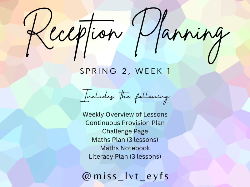 NEW Reception Planning, Spring 2, Week 1
