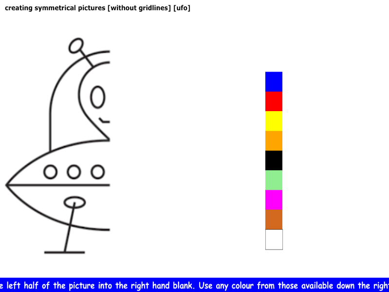 creating symmetrical picture [with gridlines] [UFO]