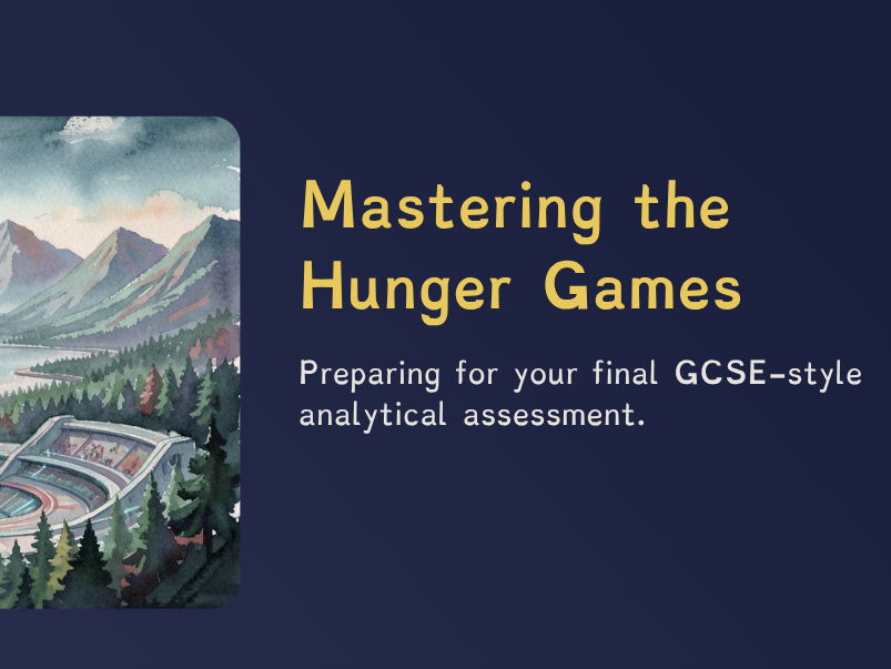 The Hunger Games - GCSE-style analytical assessment