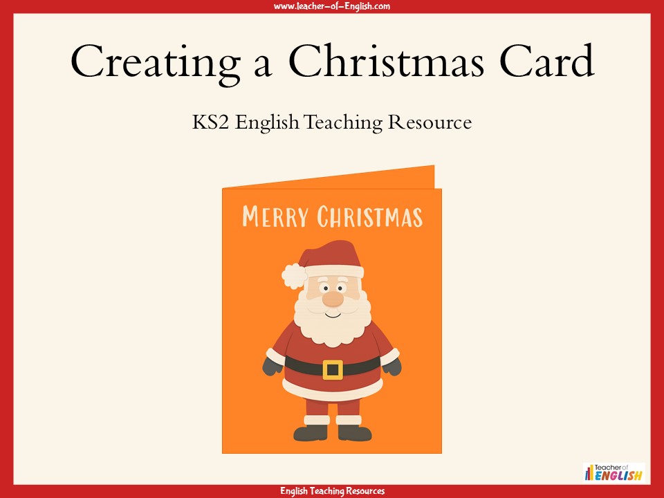 Creating a Christmas Card - KS2