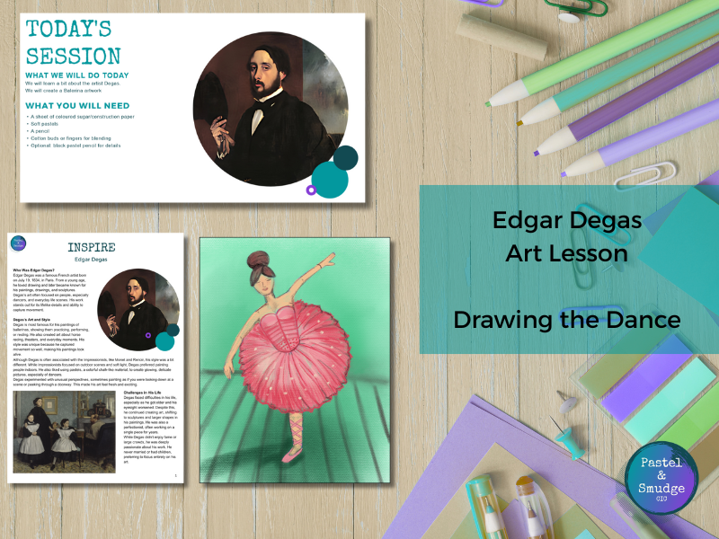 Edgar Degas Art Lesson – Drawing the Dance (KS2 & KS3)