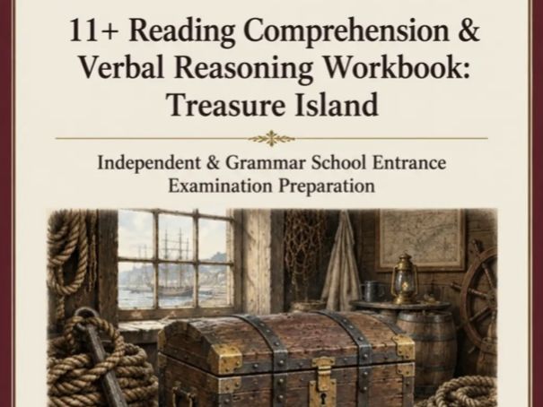 11+ Exam Practice: Treasure Island - Workbook
