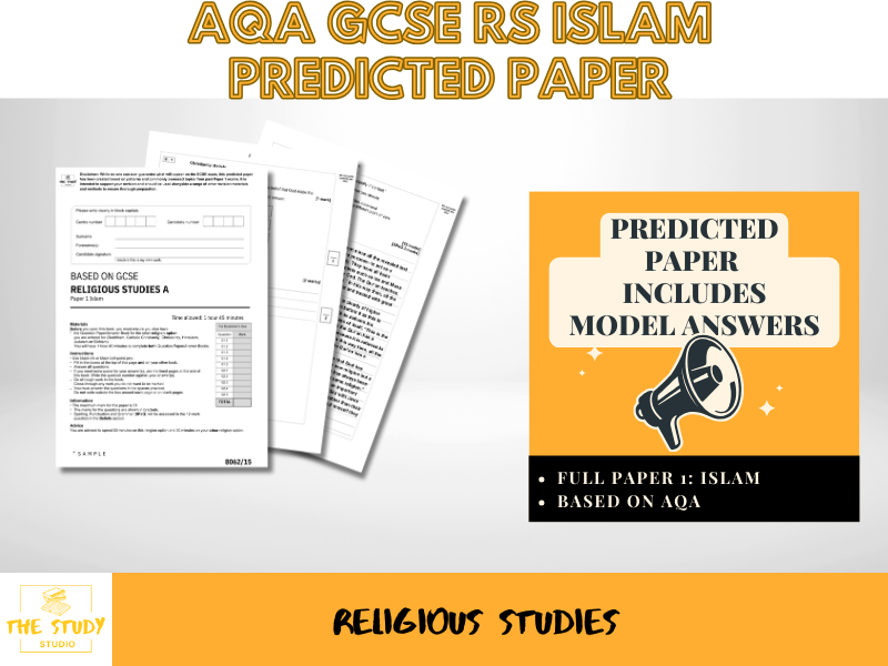 AQA GCSE RS: Islam Predicted Paper & Model Answers 2025