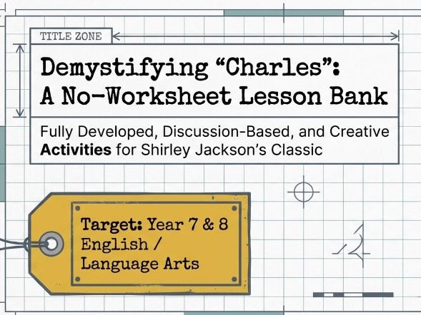 Charles by Shirley Jackson | Short Story Analysis Unit