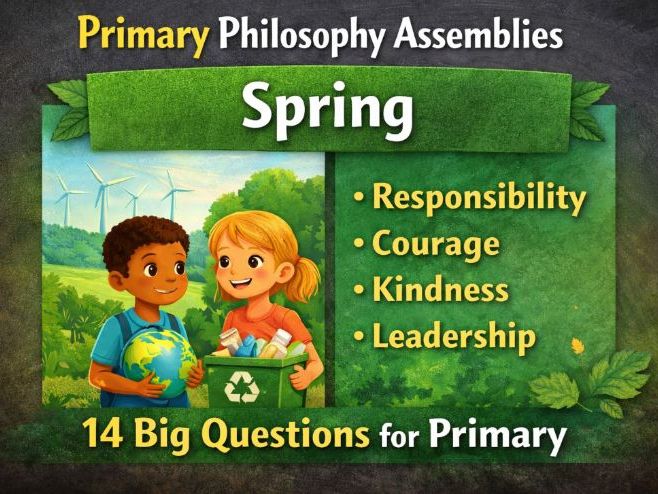Philosophy Assemblies for KS2 – Spring Term | Responsibility, Courage, Kindness & Leadership