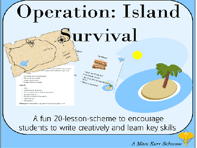 Y6-7 English Transition scheme. Operation: Island Survival.