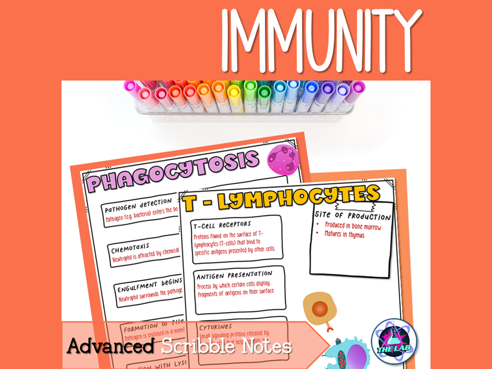 Immunity Notes - Advanced  Scribble Notes