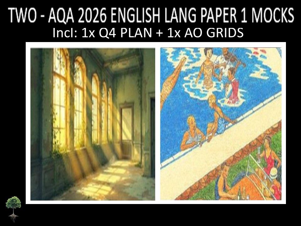 TWO - AQA PAPER 1 | 2026 FULL MOCKS | Q4 PLAN | AO GRIDS