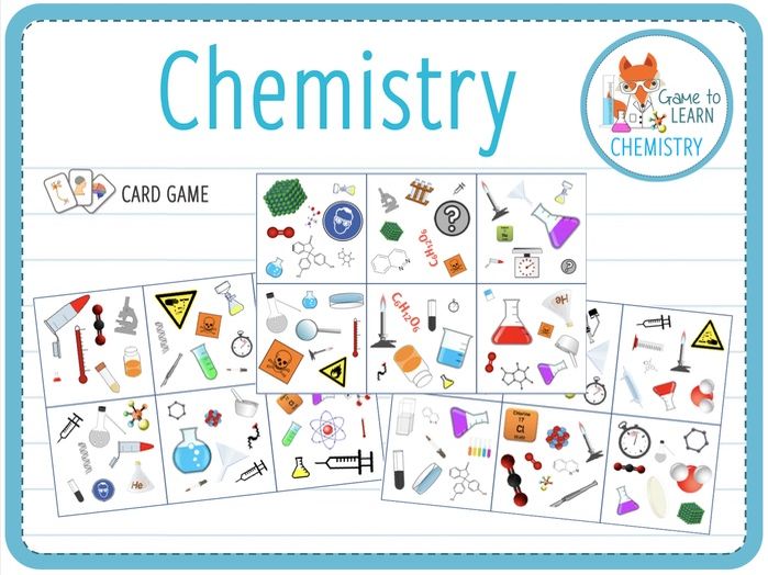 Chemistry Card game (KS3/4/5) Teaching Resources