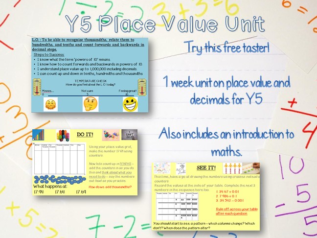 Place value worksheets year 5 pdf image