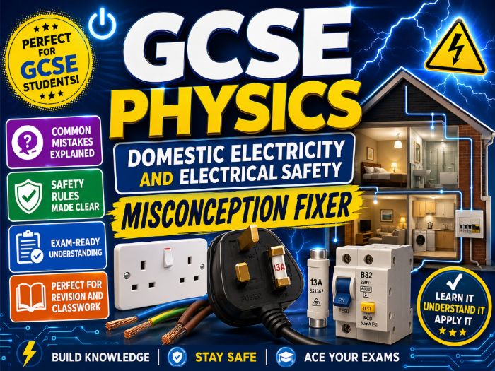 GCSE Physics: Domestic Electricity and Electrical Safety Misconception Fixer