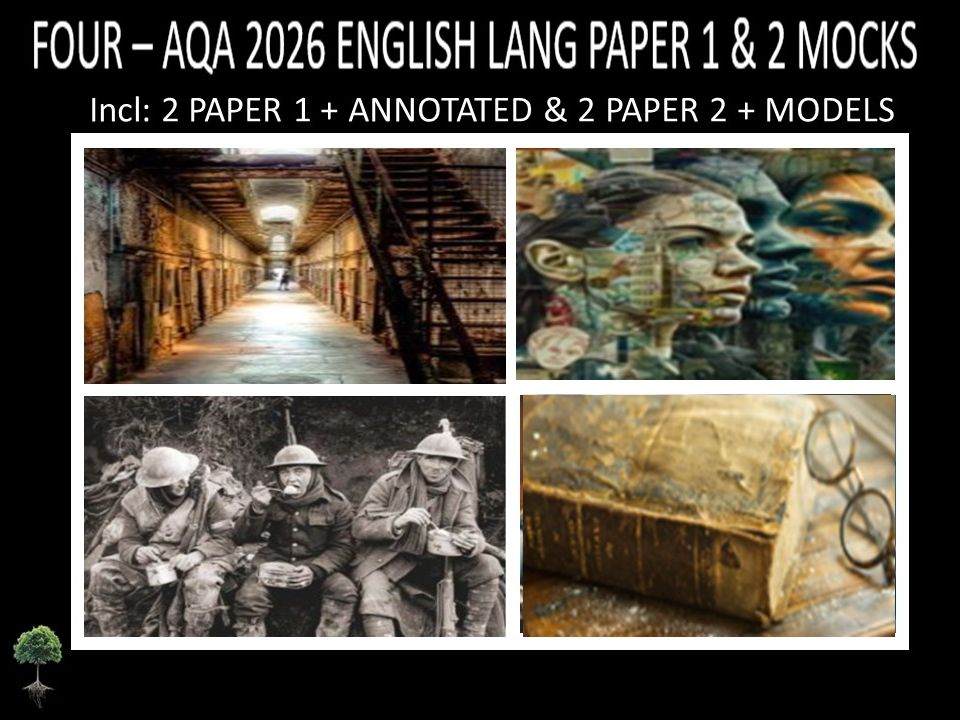 FOUR - AQA PAPER 1 & 2 | 2026 FULL MOCKS | ANNOTATED | MODELS