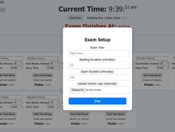 Exam TImer (with provisions)