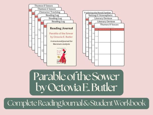 Parable of the Sower by Octavia E. Butler – Complete Reading Journal & Study Guide
