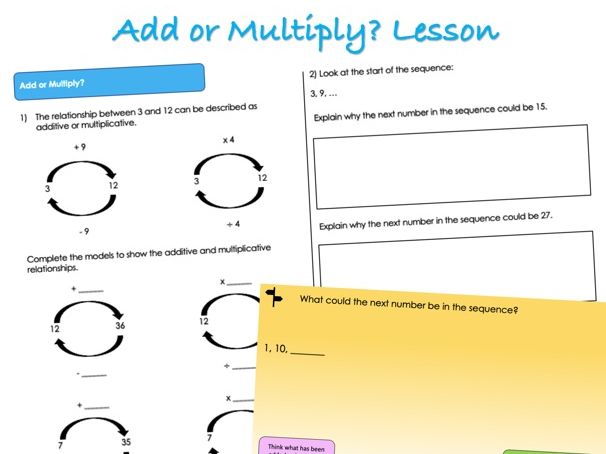 Year 6 Ratio - Add or Multiply? Lesson