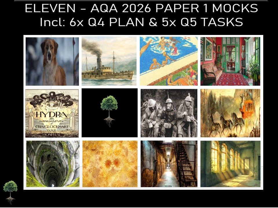 ELEVEN | AQA PAPER 1 | 2026 FULL MOCKS | Q4 PLAN | Q5 TASKS