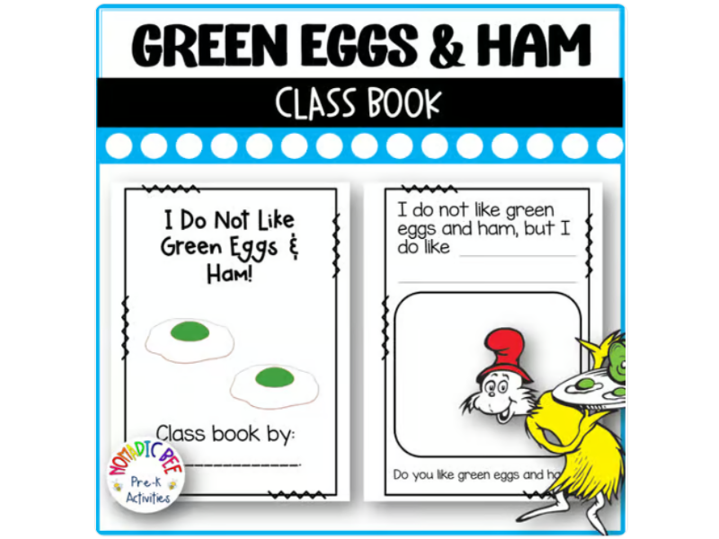 Green Eggs & Ham Activities - Class Book