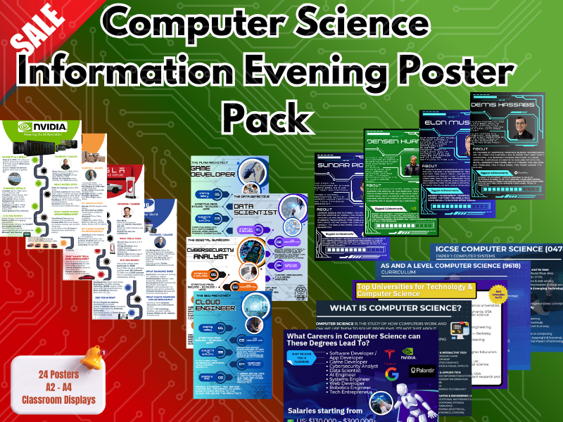 Computer Science Pathways & Careers/Information Evening Display Pack