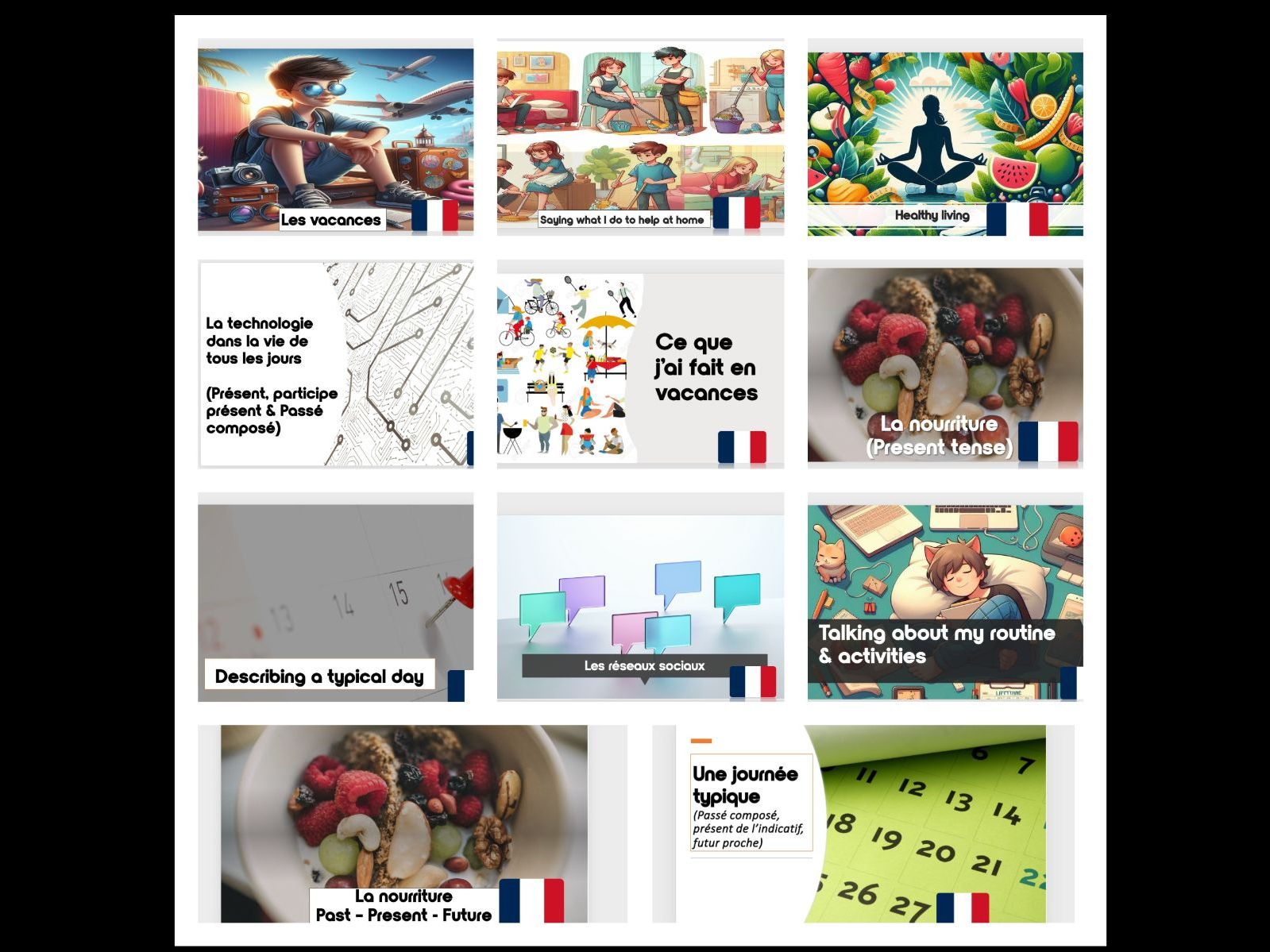YEAR 9 FRENCH BUNDLE / GCSE FRENCH BUNDLE 1