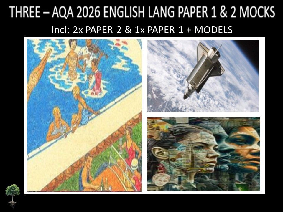 THREE - AQA PAPER 1 & 2 | 2026 FULL MOCKS | MODELS