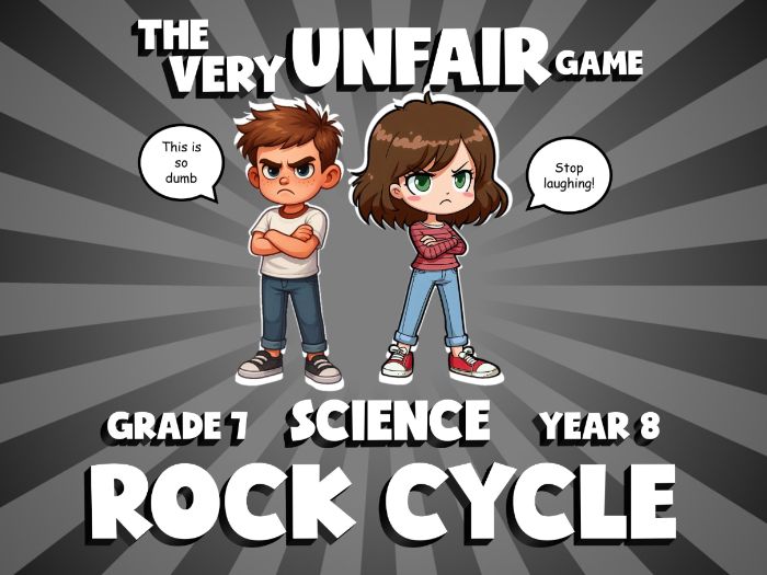 Rock Cycle VERY UNFAIR GAME | No-Prep Year 8 Science Review Activity
