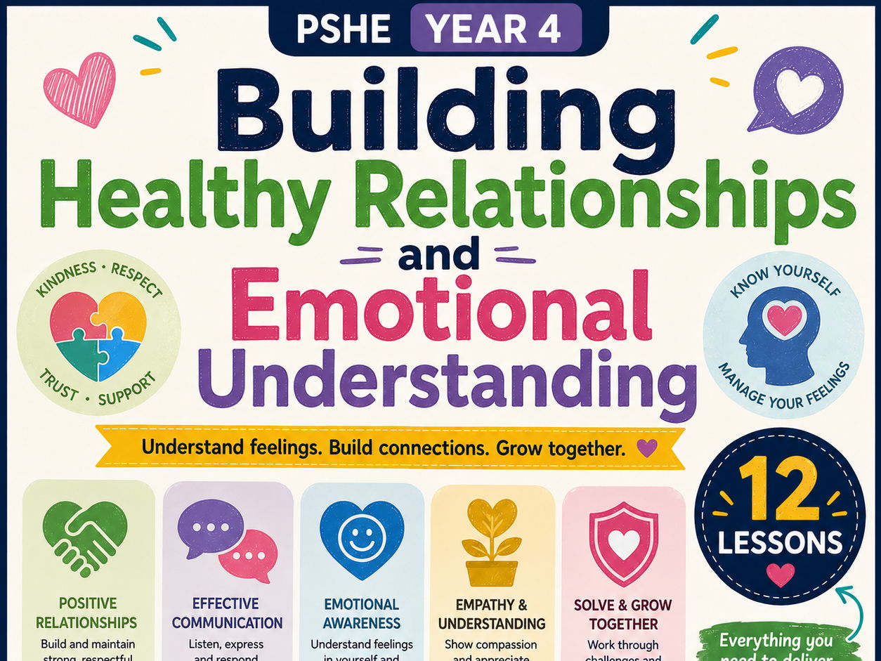 Year 4 PSHE - Building Healthy Relationships and Emotional Understanding - Primary PSHE