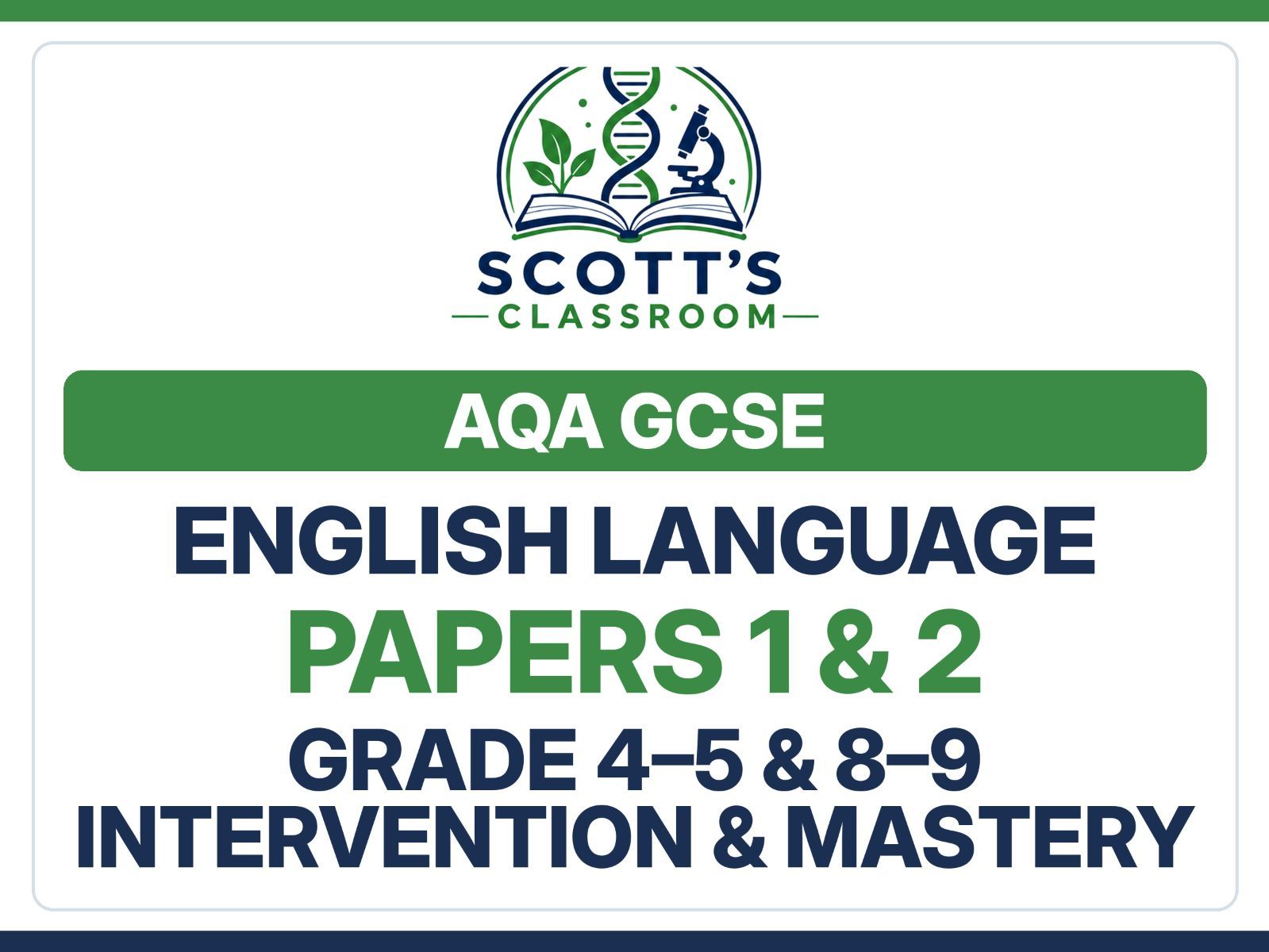 AQA English Language Grade 4-5 & 8-9 Bundle
