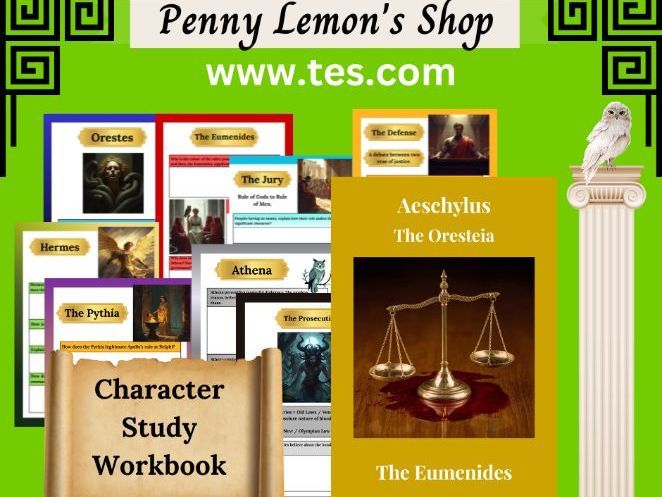 The Eumenides Character Study Workbook