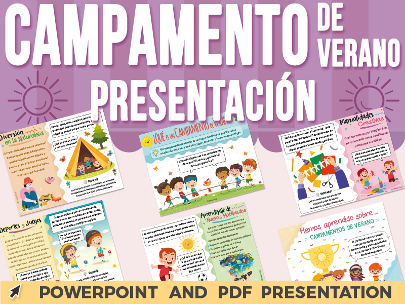 Summer Camp Presentation BUNDLE with Critical Thinking for Young Learners