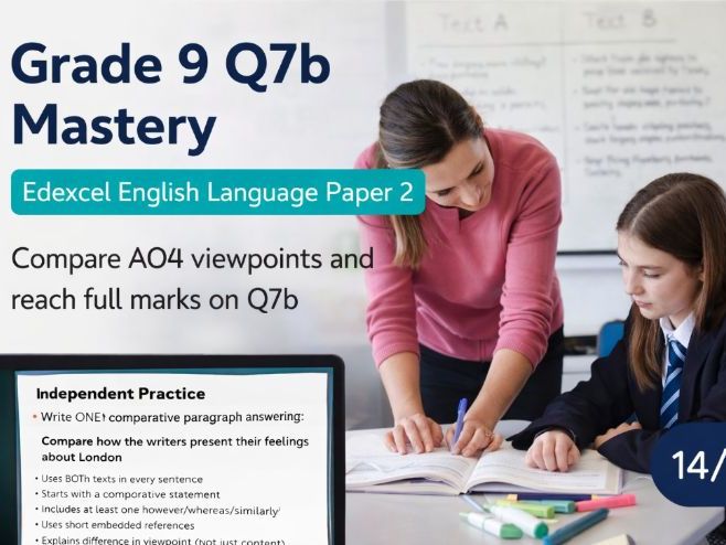 Edexcel English Language 7b Eevision