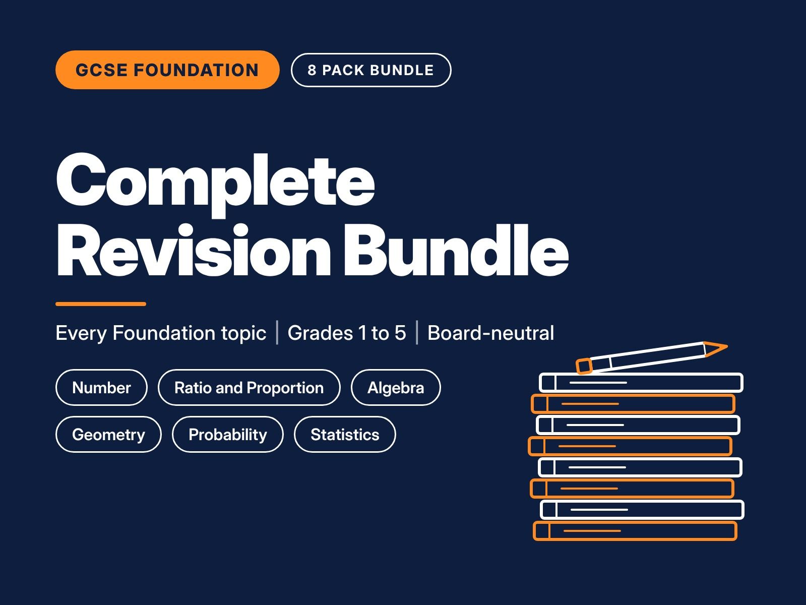 GCSE Maths Foundation Revision Bundle