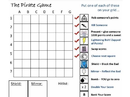 The Pirate Game End Of Term Activity Updated Teaching Resources The Pirate Game End Of Term Activity Updated Teaching Resources