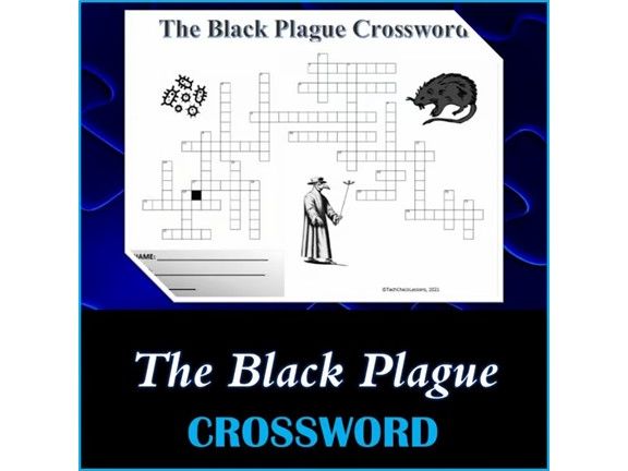 The Black Plague Crossword Puzzle - Printable
