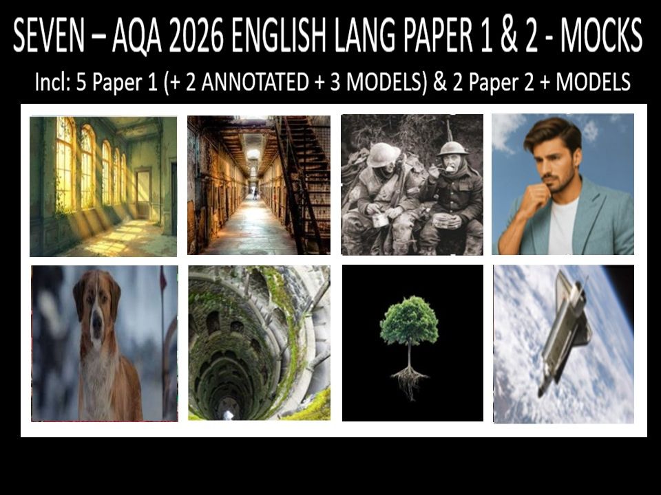SEVEN - AQA PAPER 1 & 2 | 2026 FULL MOCKS | ANNOTATED | MODELS