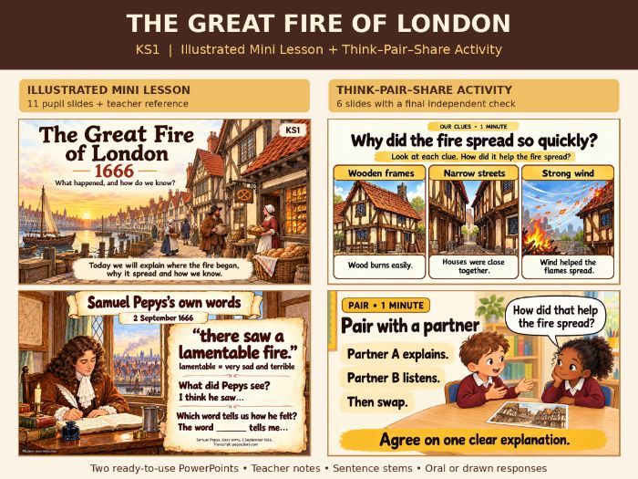 Great Fire of London - Think Pair Share