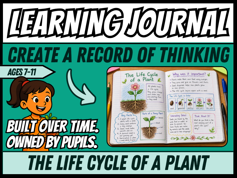The Life Cycle Of A Plant | Learning Journal | Year 3 and 4
