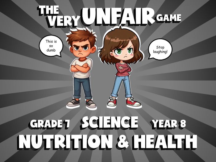 Nutrition & Health VERY UNFAIR GAME | No-Prep Year 8 Science Review Activity