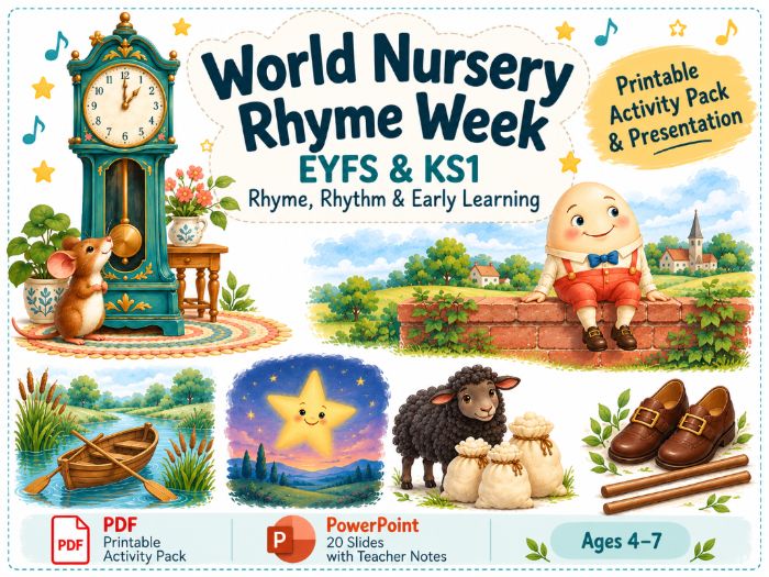 World Nursery Rhyme Week EYFS & KS1 Pack