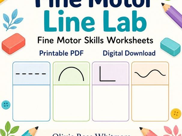 Fine Motor Line Lab