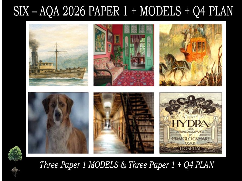 SIX - AQA PAPER 1 | 2026 FULL MOCKS | MODELS | Q4 PLAN