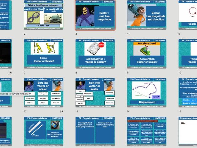 AQA GCSE Physics P8 P8.1 Vectors and scalars | + Free AI Long-Answer ...