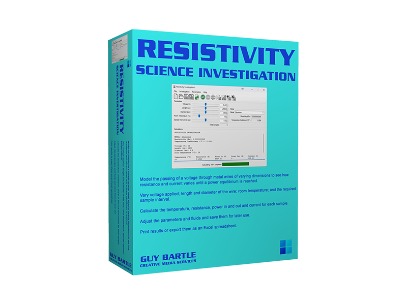 Resistivity Investigation (for single Windows PC only)