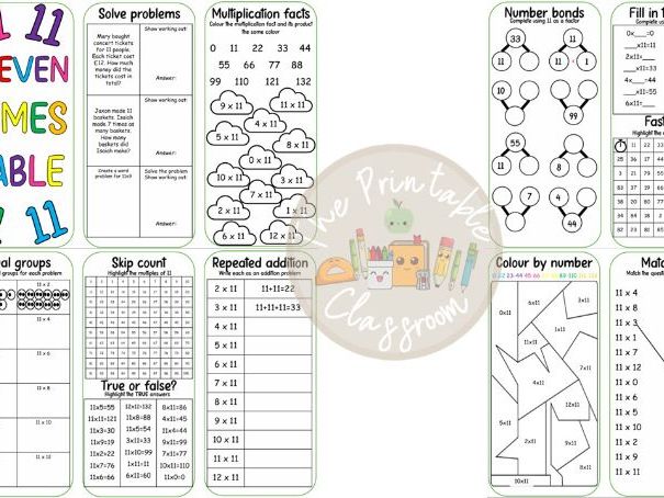 x11 maths leaflet/booklet activity booklet