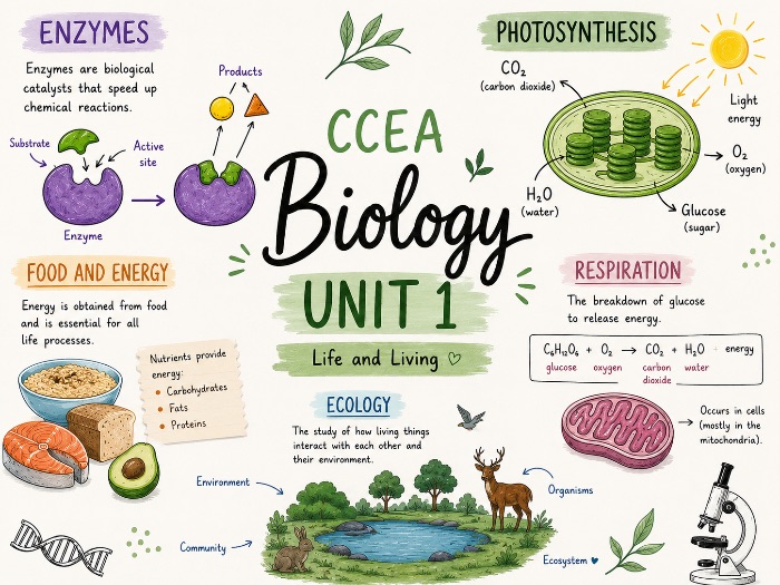 CCEA Double Award Biology Unit 1 NOTES